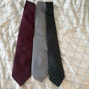 Set of three men’s neck ties